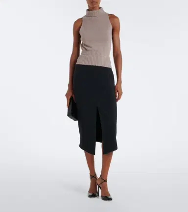 Tom Ford Cashmere and silk-blend high-neck vest | Thumbnail 2 Tom Ford Cashmere and silk-blend high-neck vest | Thumbnail 2