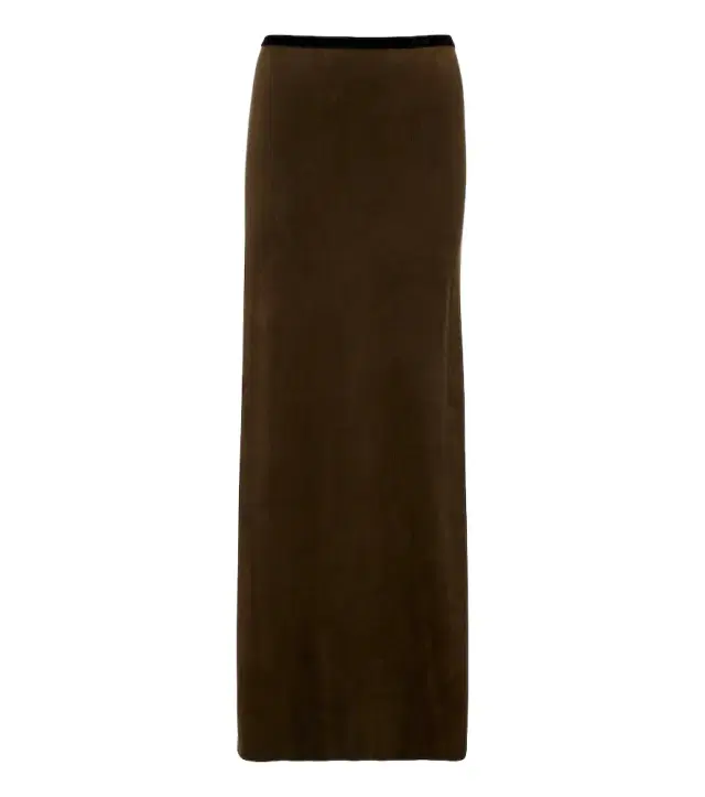 Jersey maxi skirt