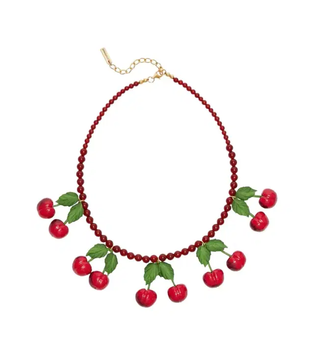 Jennifer Behr Maraschino beaded necklace