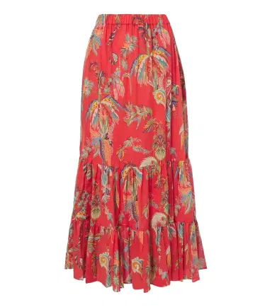 Etro Printed cotton maxi skirt | Thumbnail 1