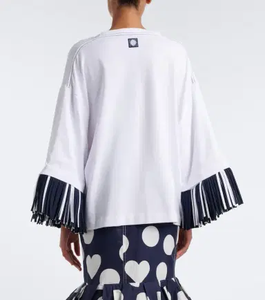 Jacquemus Cabana fringed cotton jersey T-shirt | Thumbnail 2 Jacquemus Cabana fringed cotton jersey T-shirt | Thumbnail 2