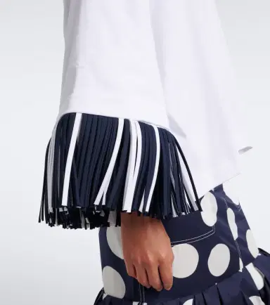 Jacquemus Cabana fringed cotton jersey T-shirt | Thumbnail 4 Jacquemus Cabana fringed cotton jersey T-shirt | Thumbnail 4