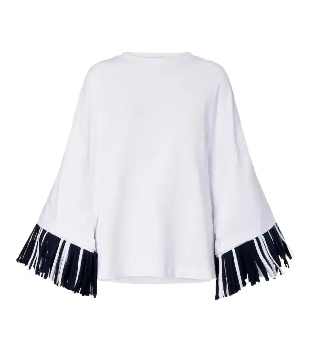 Jacquemus Cabana fringed cotton jersey T-shirt