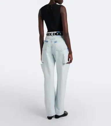 Maison Margiela Cutout barrel-leg jeans | Thumbnail 5 Maison Margiela Cutout barrel-leg jeans | Thumbnail 5
