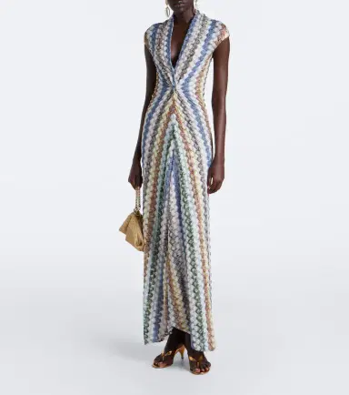 Missoni Lamé gathered maxi dress | Thumbnail 2 Missoni Lamé gathered maxi dress | Thumbnail 2