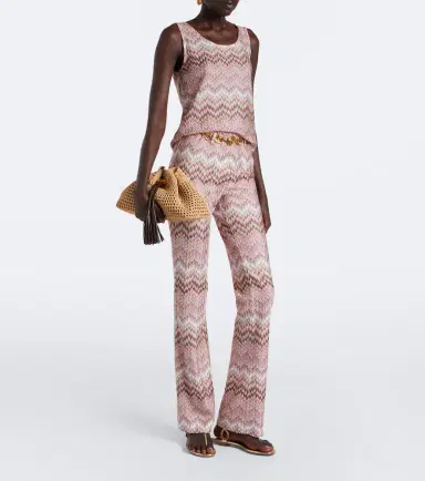 Missoni Zigzag high-rise flared pants | Thumbnail 3