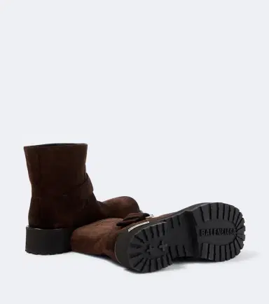 Balenciaga Venom suede biker boots | Thumbnail 4 Balenciaga Venom suede biker boots | Thumbnail 4