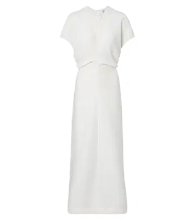 TOTEME Draped midi dress | Thumbnail 1 TOTEME Draped midi dress | Thumbnail 1
