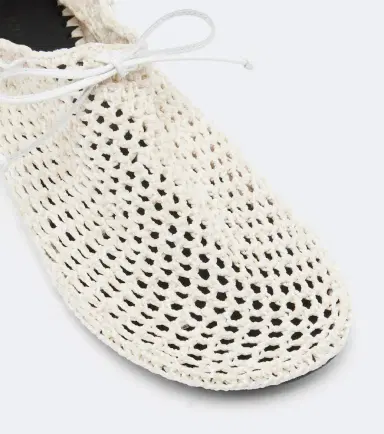 CHRISTEN Mandala crochet leather-trimmed flats | Thumbnail 2 CHRISTEN Mandala crochet leather-trimmed flats | Thumbnail 2