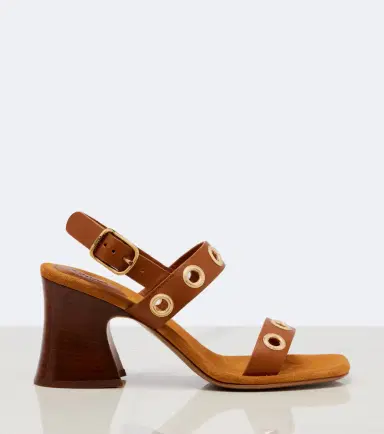 Chloe Chloé Embellished leather sandals | Thumbnail 2