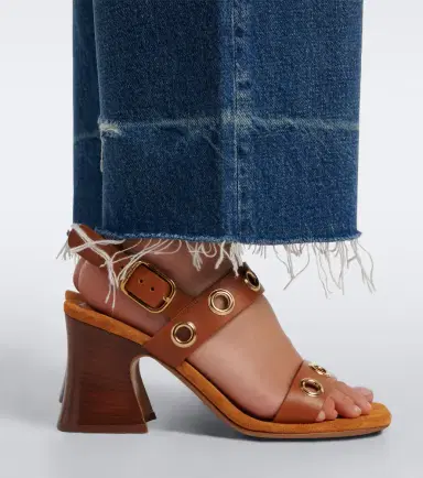 Chloe Chloé Embellished leather sandals | Thumbnail 6