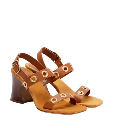 Chloe Chloé Embellished leather sandals | Thumbnail 1