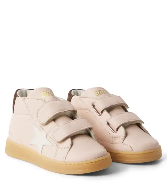 Golden Goose Kids Baby June leather sneakers