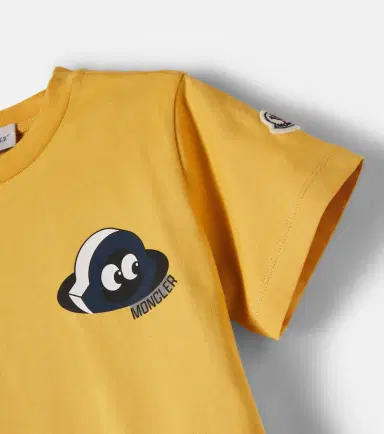 Moncler Enfant Printed cotton jersey T-shirt | Thumbnail 2