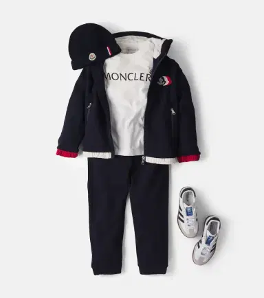 Moncler Enfant Logo cotton jersey T-shirt | Thumbnail 4
