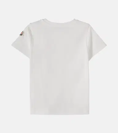 Moncler Enfant Logo embellished cotton jersey T-shirt | Thumbnail 2