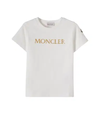 Moncler Enfant Logo embellished cotton jersey T-shirt | Thumbnail 1