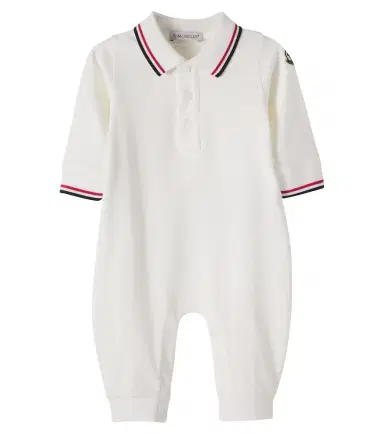 Moncler Enfant Baby cotton piqué onesie | Thumbnail 1