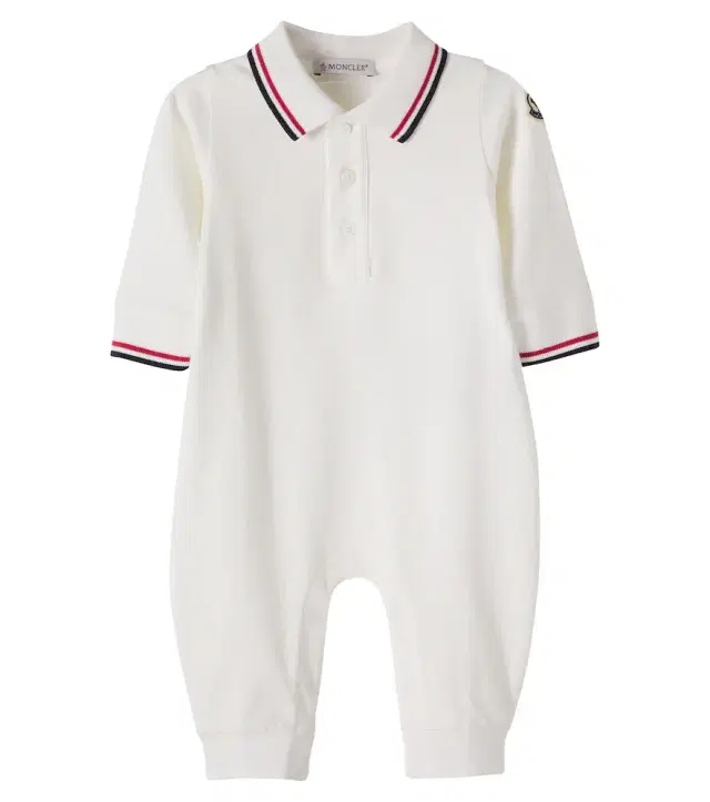 Moncler Enfant Baby cotton piqué onesie