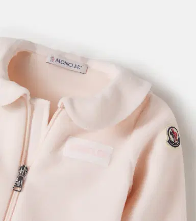 Moncler Enfant Baby fleece onesie | Thumbnail 2 Moncler Enfant Baby fleece onesie | Thumbnail 2