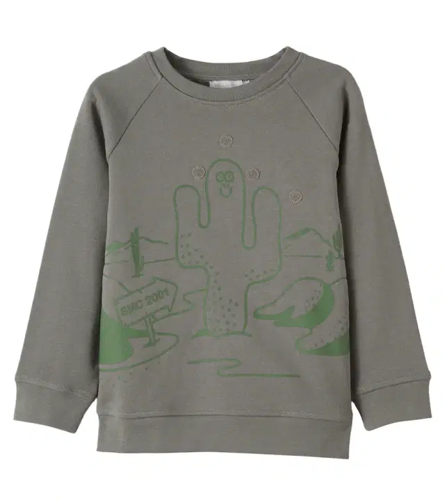 Stella McCartney Kids Printed cotton jersey sweatshirt