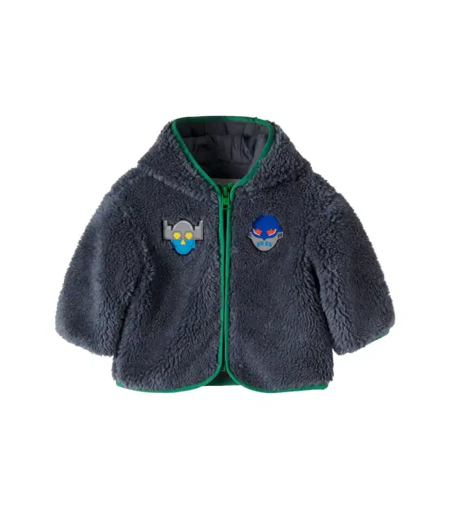Stella McCartney Kids Baby hooded teddy jacket