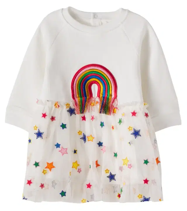 Stella McCartney Kids Baby embroidered cotton dress