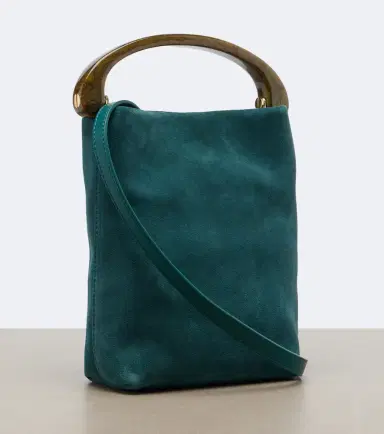 Dries Van Noten Crisp Mini suede top-handle bag | Thumbnail 2 Dries Van Noten Crisp Mini suede top-handle bag | Thumbnail 2