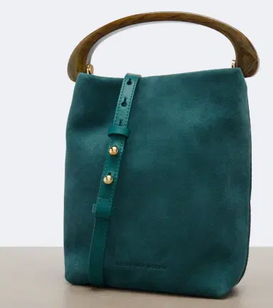 Dries Van Noten Crisp Mini suede top-handle bag | Thumbnail 3 Dries Van Noten Crisp Mini suede top-handle bag | Thumbnail 3