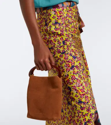 Dries Van Noten Crisp Mini suede top-handle bag | Thumbnail 6 Dries Van Noten Crisp Mini suede top-handle bag | Thumbnail 6