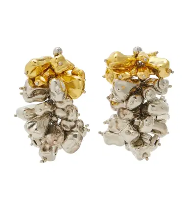 Dries Van Noten Embroidered drop earrings | Thumbnail 1