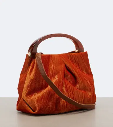 Dries Van Noten Crisp Small velvet top-handle bag | Thumbnail 4 Dries Van Noten Crisp Small velvet top-handle bag | Thumbnail 4