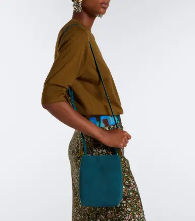 Dries Van Noten Crisp Mini suede top-handle bag | Thumbnail 6 Dries Van Noten Crisp Mini suede top-handle bag | Thumbnail 6