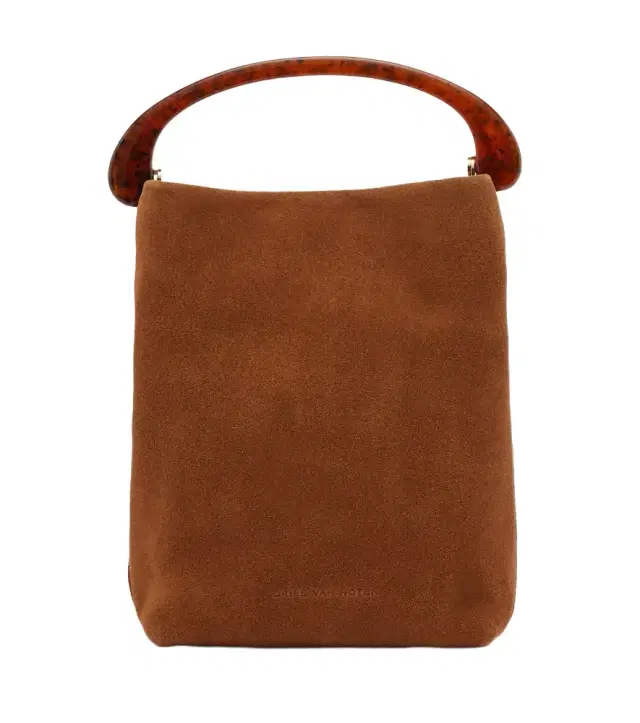 Dries Van Noten Crisp Mini suede top-handle bag