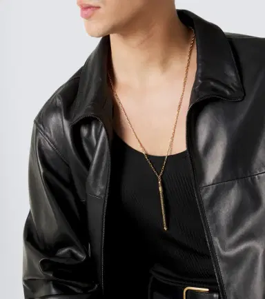 Saint Laurent Cassandre pendant necklace | Thumbnail 4
