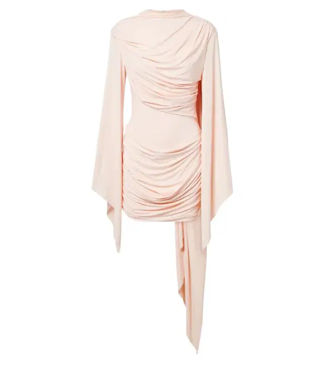 DE LA VALI Persia draped jersey minidress