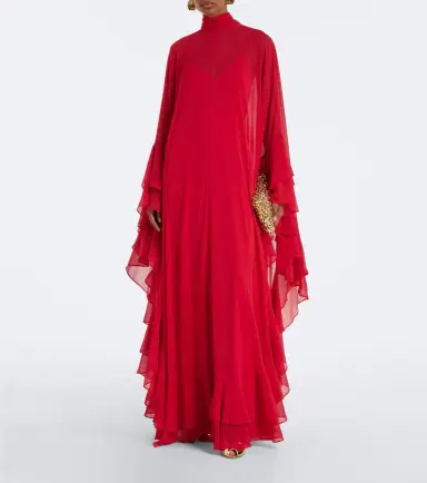 DE LA VALI Socorro chiffon maxi dress | Thumbnail 5 DE LA VALI Socorro chiffon maxi dress | Thumbnail 5