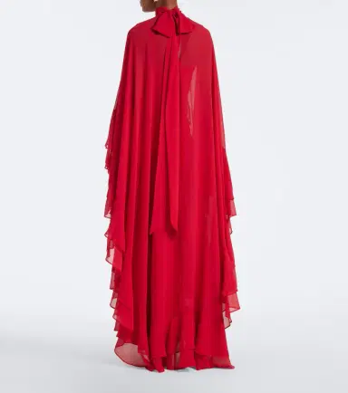 DE LA VALI Socorro chiffon maxi dress | Thumbnail 7 DE LA VALI Socorro chiffon maxi dress | Thumbnail 7