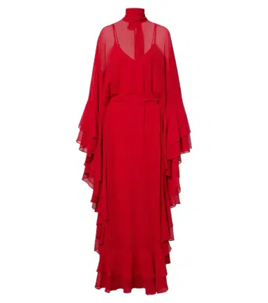 DE LA VALI Socorro chiffon maxi dress | Thumbnail 1 DE LA VALI Socorro chiffon maxi dress | Thumbnail 1