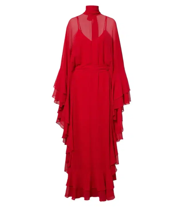 De La Vali Socorro chiffon maxi dress