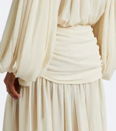 De La Vali Agapito chiffon maxi skirt | Thumbnail 2