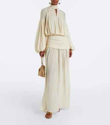 De La Vali Agapito chiffon maxi skirt | Thumbnail 5