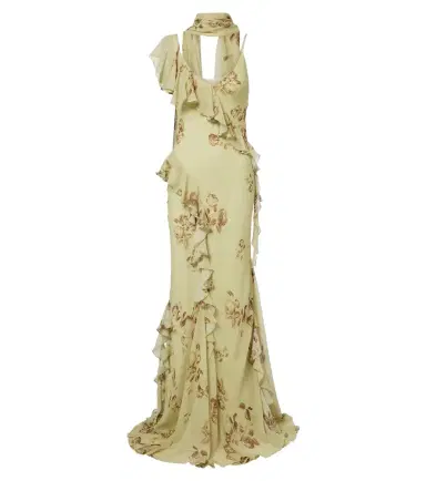 DE LA VALI Mayara floral georgette maxi dress | Thumbnail 1 DE LA VALI Mayara floral georgette maxi dress | Thumbnail 1