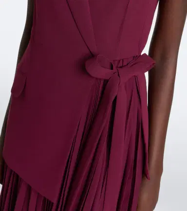 Simkhai Helena crêpe midi dress | Thumbnail 3 Simkhai Helena crêpe midi dress | Thumbnail 3