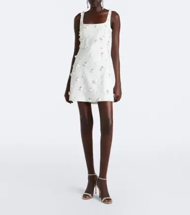 Simkhai Ziva embellished crêpe minidress | Thumbnail 4