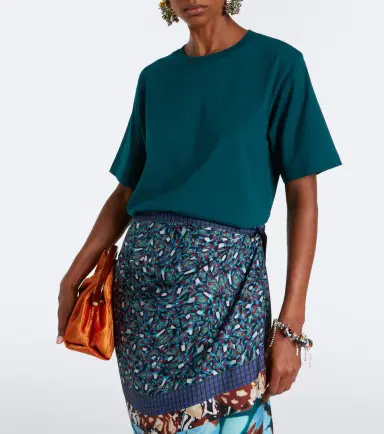 Dries Van Noten Cotton jersey T-shirt | Thumbnail 2 Dries Van Noten Cotton jersey T-shirt | Thumbnail 2