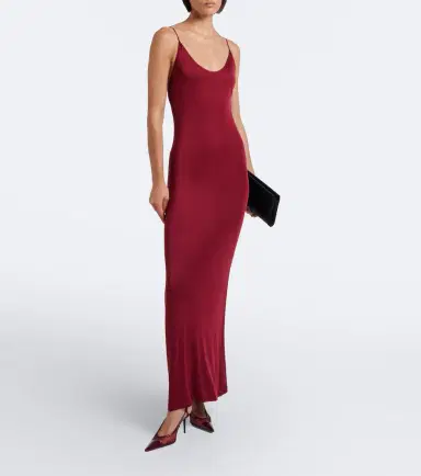 Saint Laurent Jersey maxi dress | Thumbnail 2 Saint Laurent Jersey maxi dress | Thumbnail 2