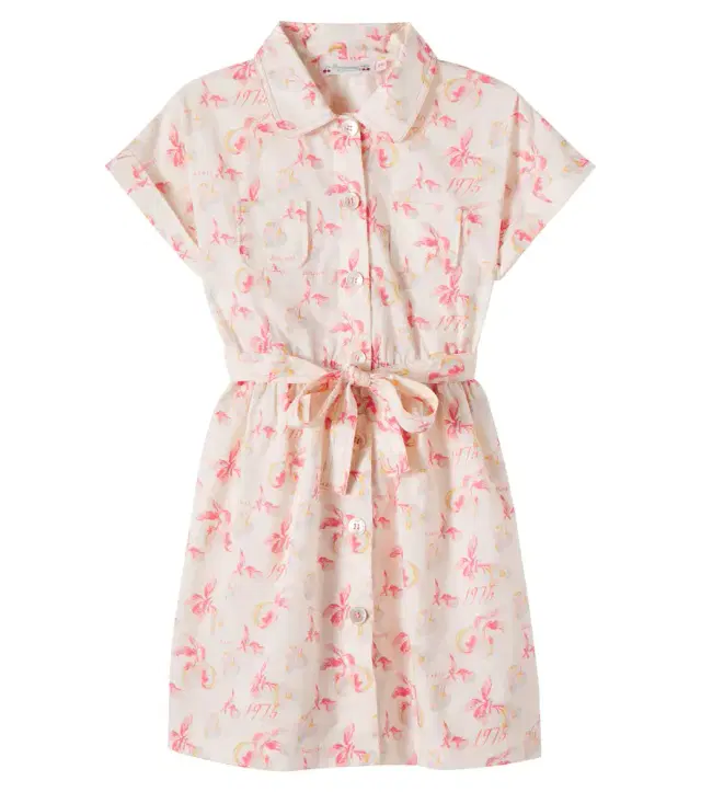 Bonpoint Gisèle printed cotton shirt dress