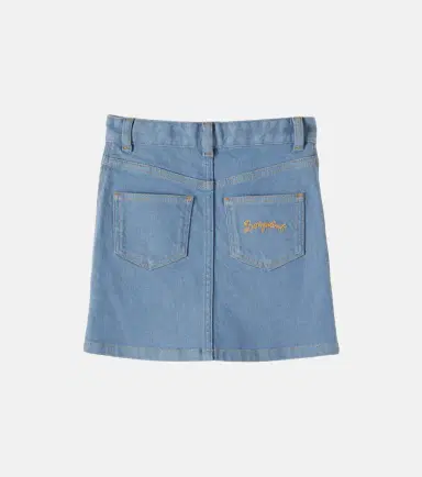 Bonpoint Dexie embroidered denim skirt | Thumbnail 4 Bonpoint Dexie embroidered denim skirt | Thumbnail 4