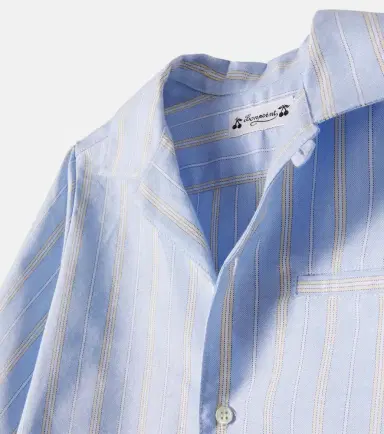 Bonpoint Mael striped cotton poplin shirt | Thumbnail 2